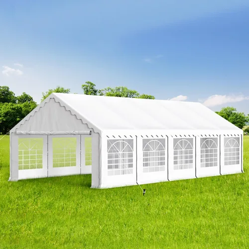 Miniatura 12 de Green Party - Carpa para fiesta de 16 x 20 pies, carpa para eventos de bodas de alta resistencia con 3 bolsas de transporte y paredes laterales