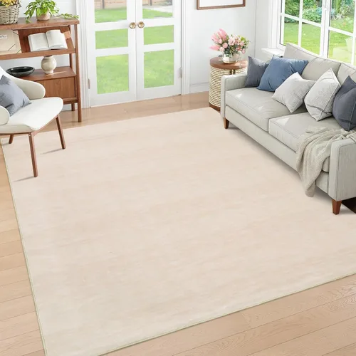 Miniatura 15 de RUGSREAL Alfombra lavable a máquina de 2 x 8 pies, para pasillo, entrada, contemporánea, color liso, alfombra de pasillo moderna para interiores