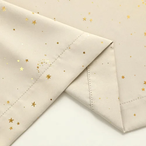 Miniatura 6 de MANGATA CASA - Cortinas opacas con estrellas para dormitorio - Juego de 2 cortinas de ventana para guardería con ojales – Cortinas opacas