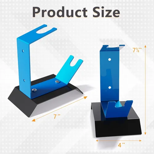 Miniatura 4 de Soporte para pistola de pintura para rociador Fuji, soporte para pistolas de pulverización de alimentación por gravedad de sobremesa, soporte