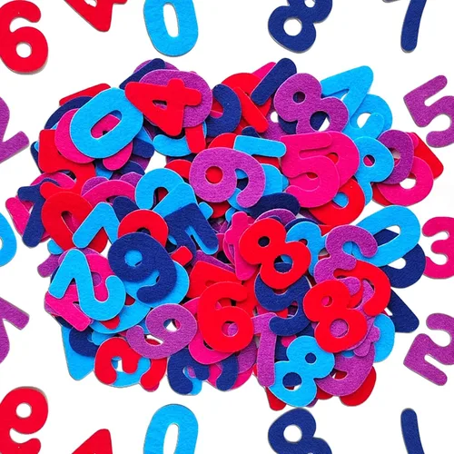 Miniatura 8 de Calcomanías de flores, calcomanías de fieltro para niños, flores de fieltro para manualidades, suministros de manualidades para álbumes de recortes