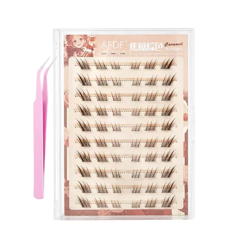 Miniatura 23 de Extensión de Pestañas DIY Efecto 3D Natural Individual 9/11/12mm Pestañas 80 Racimos Pestañas de Volumen Set Mixto, Extensión de Pestañas Caseras