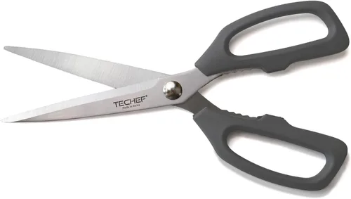 TECHEF Tijeras de cocina, tijeras multiusos, aptas para lavavajillas, tijeras de carne de alta resistencia, tijeras de aves de corral, acero Scissors