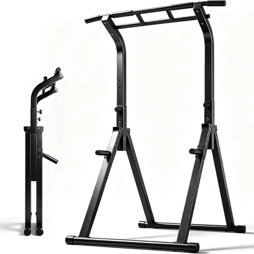 Miniatura 8 de Pull Up Bar, Multifunction Power Tower Dip Bar Station Home Gym Strength Training Workout Equipment for Pull-up Push-up Dips