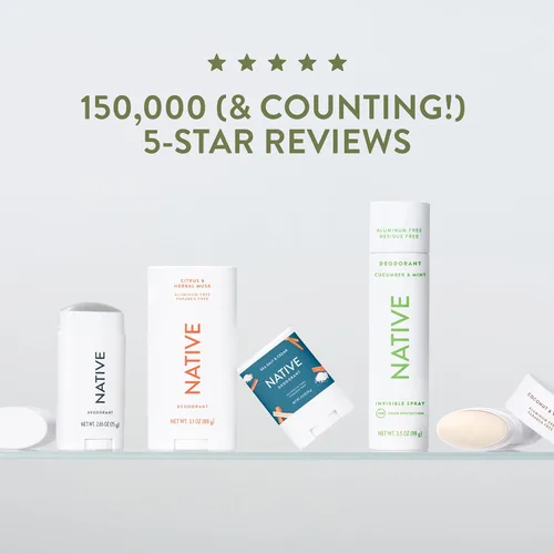 Miniatura 8 de Native El desodorante contiene ingredientes derivados de forma natural, control de olores de 72 horas, desodorante para mujeres y hombres, sin
