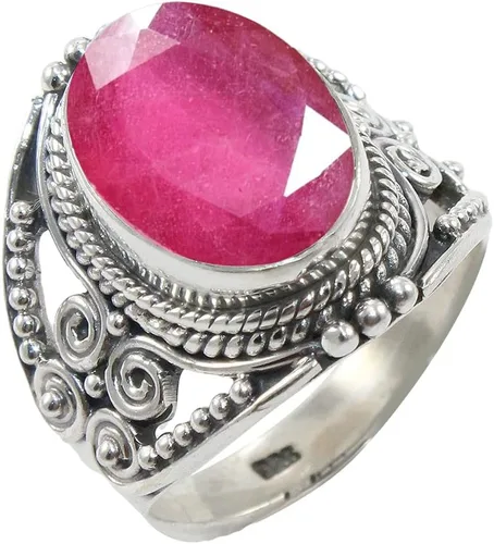 Miniatura 10 de Anillo de Plata Esterlina 925 para Mujeres con Piedra Preciosa Natural, Anillo de Compromiso de Plata Esterlina, Piedra Natal de Junio con Engaste