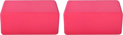 Miniatura 9 de BalanceFrom Juego de yoga de 7 piezas con esterilla extra gruesa de 71 x 24 x 1 pulgadas y correa de transporte – Incluye 2 bloques, correa de Rosado