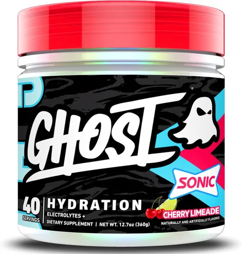 Miniatura 15 de GHOST Paquetes de Hidratación, Sonic Cherry Limeade, 24 Palitos, Polvo de Electrolitos - Suplemento de Mezcla para Bebida con Magnesio, Potasio