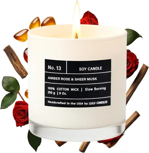 Miniatura 29 de Lulu Candles Sweet Pea, Jasmine & Apple Vela perfumada en tarro de soja de lujo Vertida a mano en los Estados Unidos Altamente perfumada