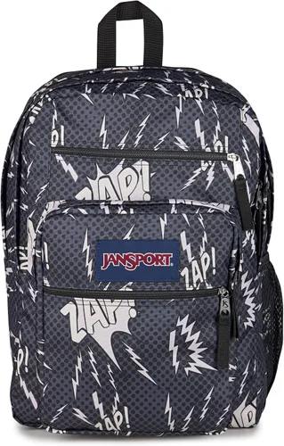 Miniatura 47 de JanSport Mochila para portátil - Bolsa para computadora con 2 compartimentos, tirantes ergonómicos, funda para portátil de 15 pulgadas, asa de Gris