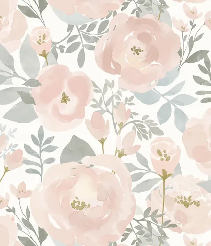 Miniatura 11 de Orainege Papel Tapiz Floral Despegar y Pegar Papel Tapiz 17.3pulg x 118.1pulg Papel Tapiz Autoadhesivo Papel de Contacto Boho Removible Papel Tapiz