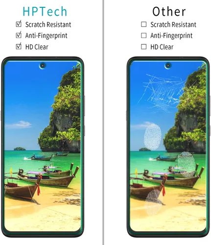 Miniatura 2 de Protector de pantalla de vidrio templado diseñado para Motorola Moto One 5G Ace, antiarañazos, sin burbujas