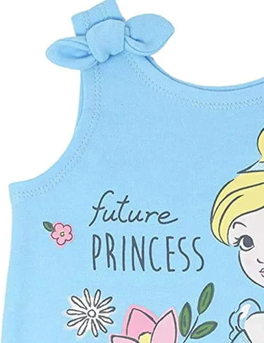 Miniatura 27 de Disney Princesa Rapunzel Ariel Belle Jasmine Aurora - Mameluco y diadema para niñas recién nacidas hasta niños pequeños