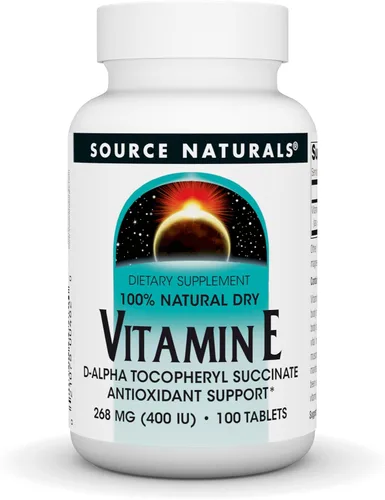 Miniatura 6 de Source Naturals Vitamina E, 400 iu Antioxidante soluble en grasa - 50 Tabletas