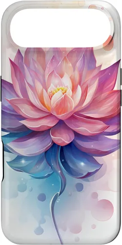 Miniatura 26 de Funda para iPhone 14 Pro Max Lotus Flower Symbol of Beauty and Spirituality Illustration Case
