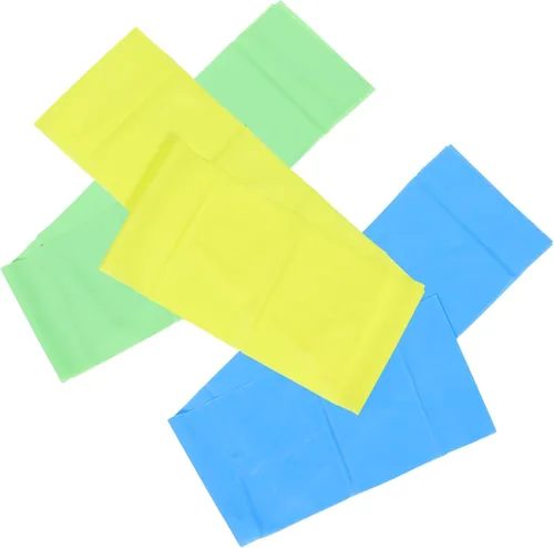 MAGICLULU 3pcs Resistance Bands Set for Back and Shoulder Stretching, Elastic Yoga Exercise Bands High Flexibility, Home Workout Fitness Training