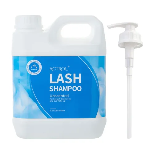 Miniatura 28 de ACTROL Limpiador de extensiones de pestañas Cherry Blossom 2L Natural Lash Extension Shampoo Professional Eyelid Foaming Cleanser Parabenos &