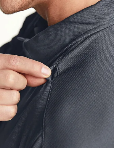 Miniatura 9 de CQR Camiseta polo táctica para hombre, de manga corta, ligera y con Dry Fit, tela piqué, FPU 50+, para exteriores