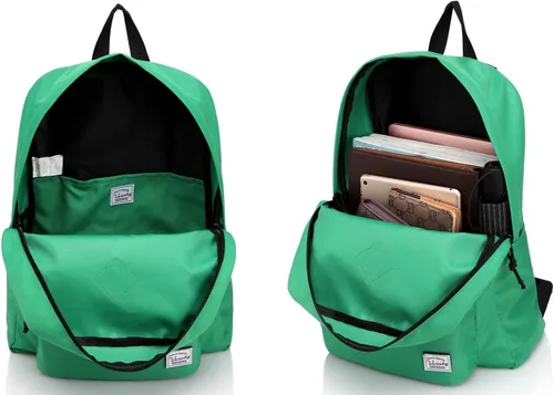 Miniatura 2 de VASCHY - Mochilas para uso diario de mujer, verde, Mediana