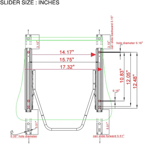 Miniatura 8 de FREEMOTOR802 Asientos universales de carreras, asientos deportivos reclinables con deslizadores de doble bloqueo ajustables, 1 unidad