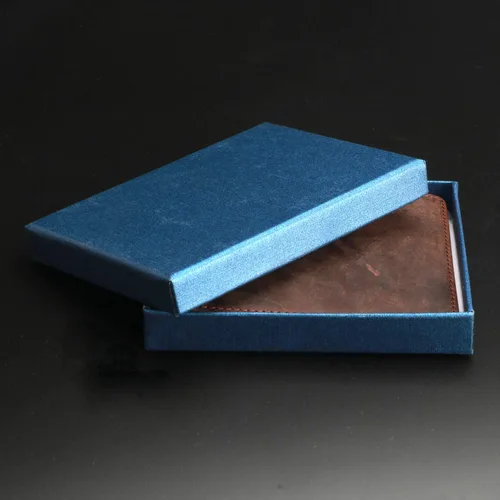 Miniatura 7 de Cartera con tarjetero, bolsillo frontal grabado, minimalista, de piel, delgada, con bloqueo RFID, con clip para tarjetas, para hombres., abuelo a