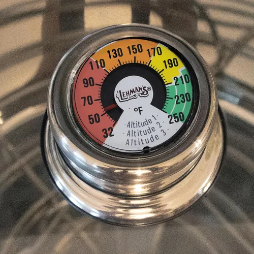 Miniatura 3 de Lehman's Jarra de baño de agua de 21.5 cuartos de galón con medidor de presión, olla de acero inoxidable duradera para conservas y conservas