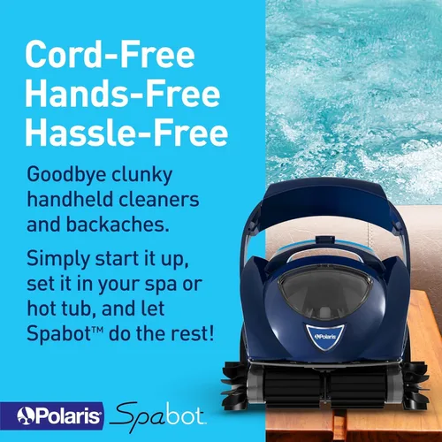 Miniatura 3 de Polaris Spabot - Limpiador de spa automático manos libres, diseñado para spas en el suelo y jacuzzis sobre el suelo