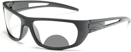 COTIA Gafas de lectura bifocales clásicas cuadradas para hombre, para deportes al aire libre, ciclismo, sol fotocromático, transición, presbicia