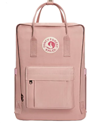 Miniatura 12 de KALIDI Mochila casual para laptop de 15 pulgadas, mochila clásica para campamento, viajes, exteriores, cuadrada, mochila para universidad, Verde