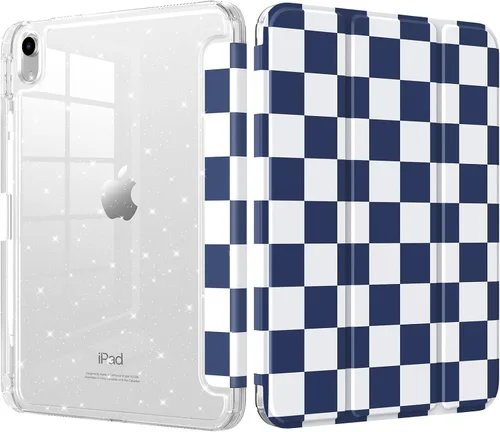 Miniatura 15 de MoKo Funda para iPad (A16) de 11ª generación 2025/10ª generación 2022, iPad de 11 pulgadas/10.9 pulgadas con cubierta trasera translúcida de TPU
