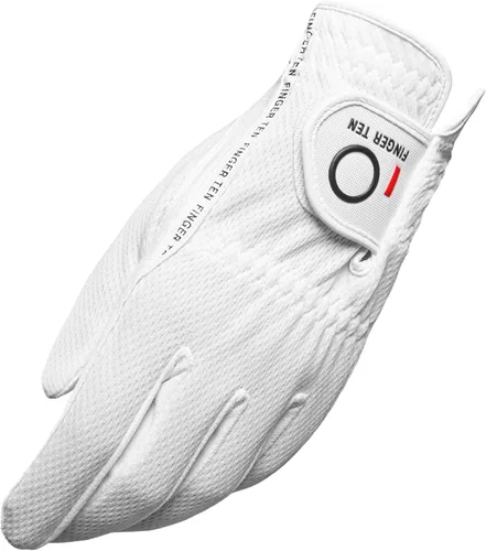 Miniatura 9 de FINGER TEN - Guantes de golf para hombre, agarre para lluvia, mano izquierda para diestros, 1 unidad, ajuste duradero para clima cálido, húmedo