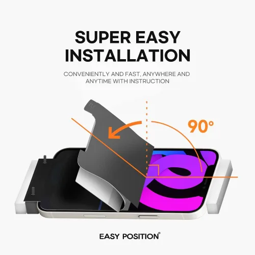 Miniatura 2 de Protector de pantalla para iPhone 13 Pro Max (paquete de 3) - Protector de pantalla premium para iPhone 13 Pro Max - Instalación sin esfuerzo