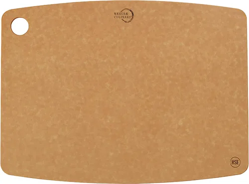 Miniatura 24 de Mercer Culinary Tabla de cortar compuesta de 14 9/16" x 10 13/16", con pies antideslizantes y ranura para jugo, mediana Marrón con patas