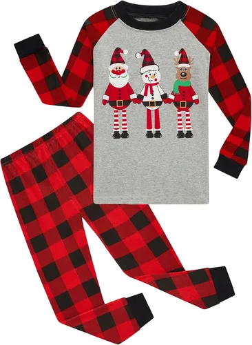 Miniatura 134 de Demifill Conjunto de pijamas de Halloween para niños y niñas, pijamas de Navidad, ropa de dormir para niños y niñas