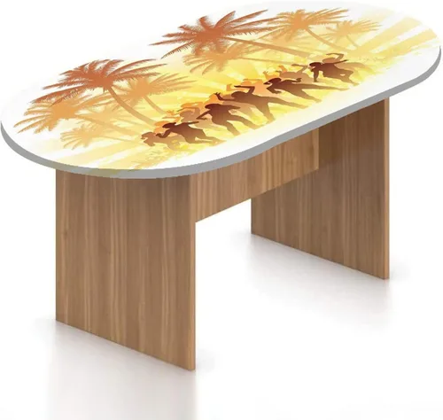 Miniatura 16 de XISUNYA Mantel ovalado ajustable para mesa de patio, poliéster elástico en el océano, mantel ajustable con estampado de tranquilidad para temporada