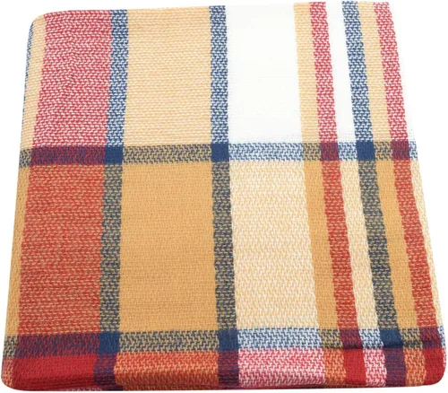 Miniatura 7 de Bufanda clásica de otoño e invierno para mujer, bufanda a cuadros con borlas, cálida, suave, gruesa, grande, bufandas