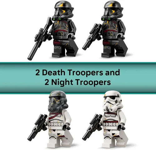 Miniatura 5 de LEGO Star Wars Paquete de soldados Death Trooper y Night Trooper para niños - Set de construcción para juego de rol - Kit de modelo de la serie