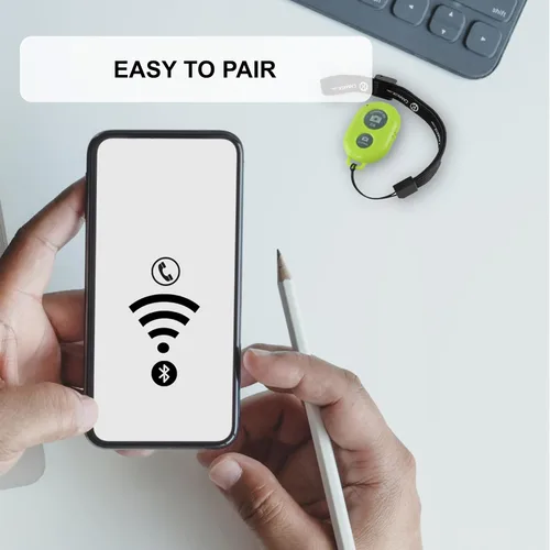 Miniatura 6 de CamKix control remoto inalámbrico para cámara con obturación y Bluetooth para teléfonos inteligentes – crea increíbles fotos y autofotos., Verde
