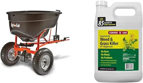 Miniatura 9 de Agri-Fab 45-0463 - Esparcidor de remolque de 130 libras y kit de rejilla esparcidora de 110-130 libras