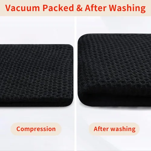 Miniatura 7 de Homaxy Trapo de cocina de 100% algodón, tejido de punto gofre, ultrasuaves, absorbentes, de secado rápido, para limpiar, 13 x 28 pulgadas, paquete