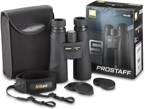 Miniatura 5 de Nikon PROSTAFF 5 prismáticos de 0.472 x 1.969 in, óptica multicapa de alta definición, impermeables, a prueba de niebla, ligeros, para exteriores