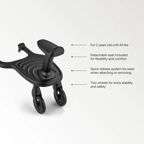 Miniatura 5 de Bugaboo Tabla con ruedas con asiento desmontable – Tabla de cochecito para niños pequeños compatible con todos los cochecitos Bugaboo – Tabla