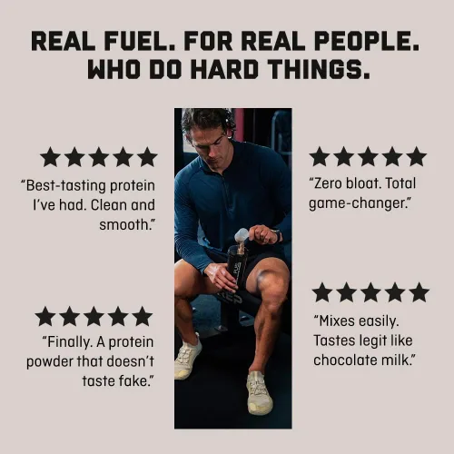 Miniatura 9 de Jocko Fuel Mölk - Proteína de suero en polvo, 22g de proteína, mezcla de fruta del monje baja en azúcar, recuperación y crecimiento muscular