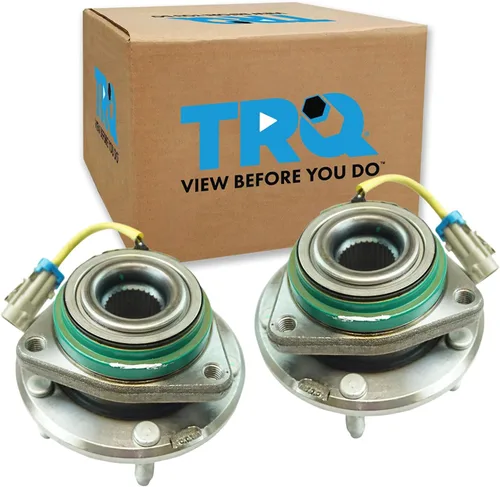 Miniatura 140 de TRQ Juego de conjunto de rodamiento de rueda delantera y buje de 2 piezas Compatible con Chevrolet Cobalt 2005-2010 HHR 2006-2011 Pontiac G5