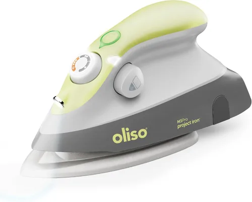 Miniatura 2 de Oliso M3Pro Project - Plancha de vapor con solemate (pistacho) y bolsa de transporte Oliso para mini planchas