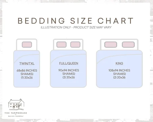 Miniatura 7 de The Farmhouse by Rachel Ashwell - Juego de edredón de 2 piezas individual/individual XL - Colección de ropa de cama Signature Rosebury, blanco/rosa