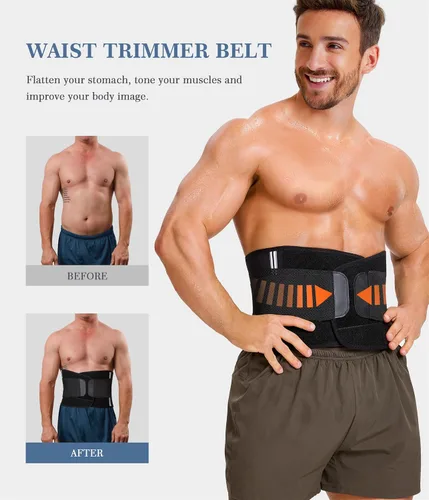 Miniatura 5 de TAILONG Faja reductora de cintura de neopreno cinturón abdominal para hombres, entrenador de cintura para mujeres, corsé adelgazante, moldeador