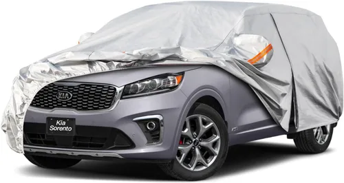Miniatura 86 de Kayme - Cubierta completa impermeable de 6 capas para automóvil, apta para todo clima, protección para exteriores contra lluvia, rayos ultravioleta