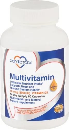 Multivitamínico - Suplementos para el corazón y la inmunidad para hombres y mujeres, multivitamínico para hombres y mujeres, con minerales complejo
