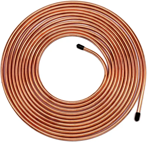 Miniatura 10 de MuHize Kit de tubos de freno de 1/4 de pulgada y 25 pies de acero recubierto de cobre, línea de freno SAE flexible de combustible y transmisión
